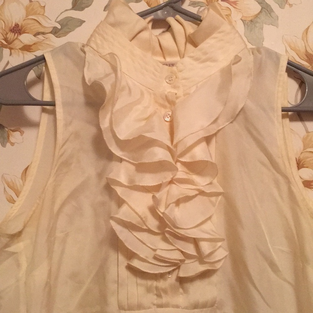 J Crew Ruffle Tank Top - Picture 2 of 4